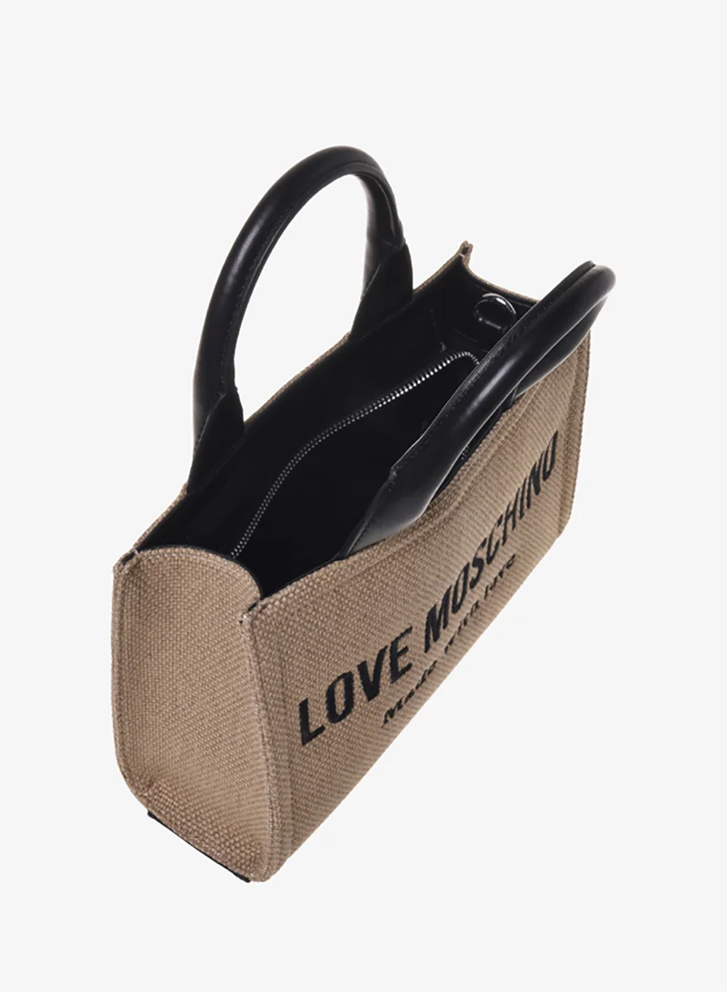Love Moschino  Cargo Canvas Tote Bag for Women | Best Price UAE